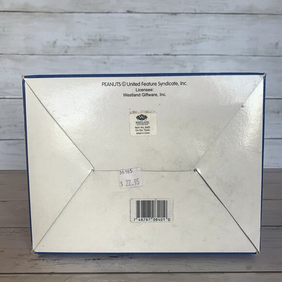 Peanuts Westland Giftware On the Town Item No. 8401 Shopaholic Figurine - Picture 11 of 11